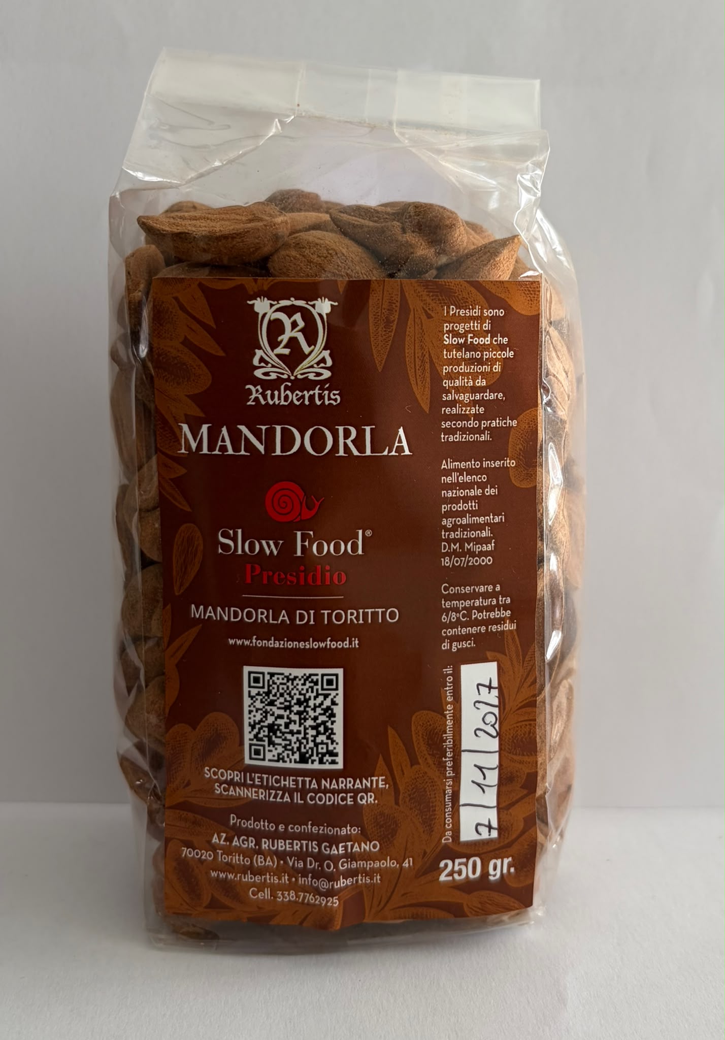 Mandorle Sgusciate 250 gr